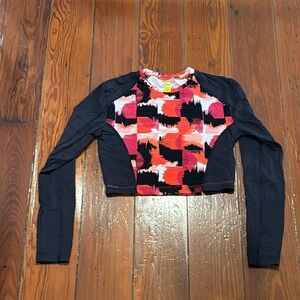 Lolë cropped rash guard